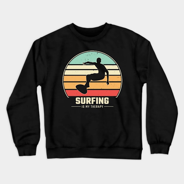 surfing Crewneck Sweatshirt by Tali Publik